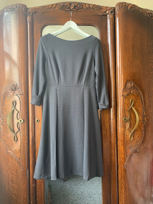 SAMPLE Belgravia Dress dark grey 12