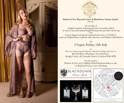 25 July 2014: Harlow and Fox Lingerie comes to London