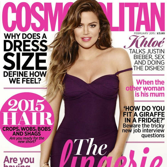 Khloe Kardashian Front Cover Cosmopolitan