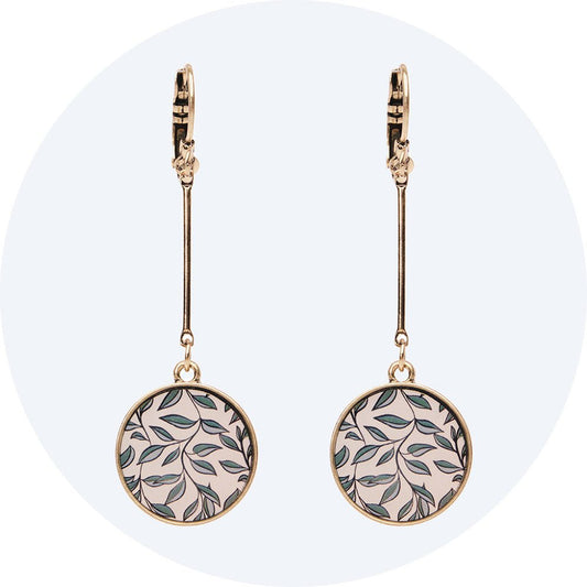 William Morris inspired earrings