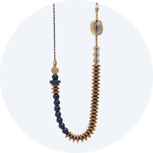 Abacus Inspired Necklace