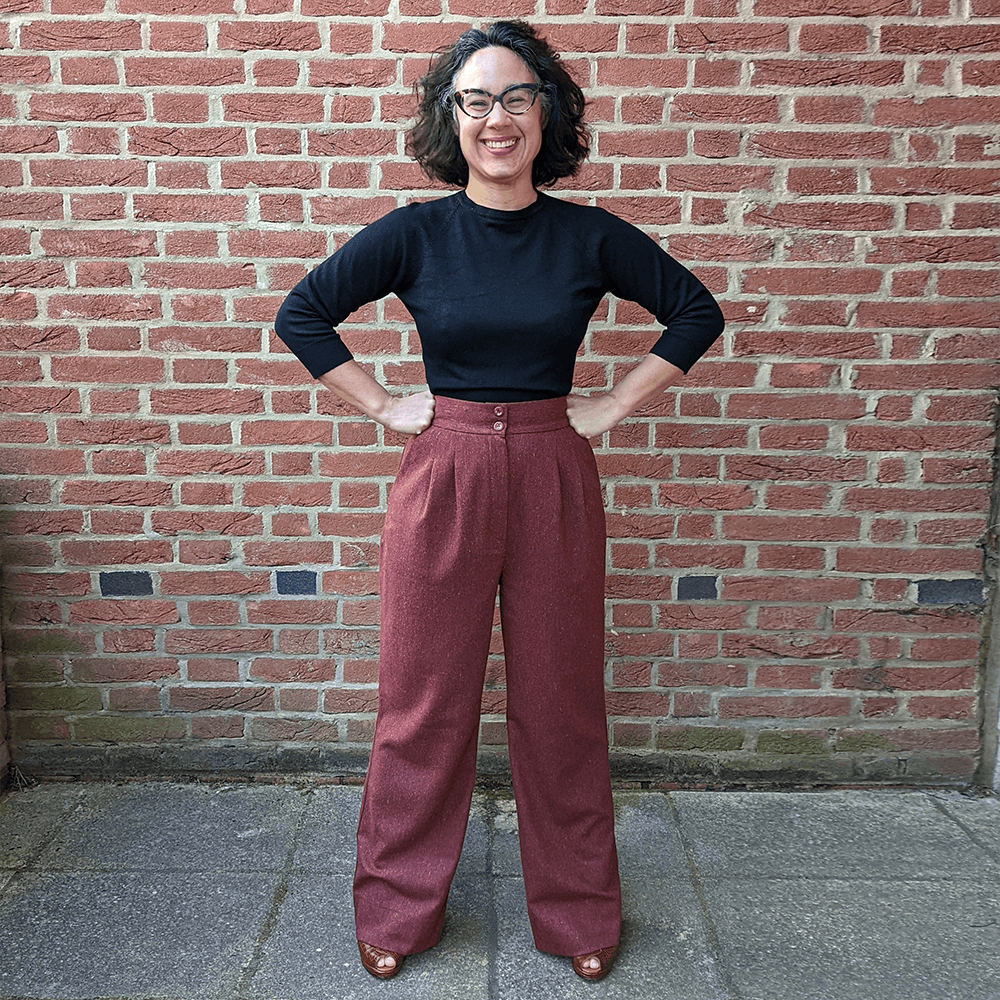 High waisted vintage trousers- The Good Old Grandpa Trousers by Emmy Design Sweden