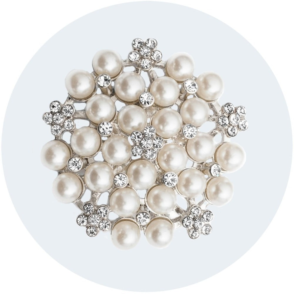 Audrey Hepburn Breakfast at Tiffany's inspired pearl brooch