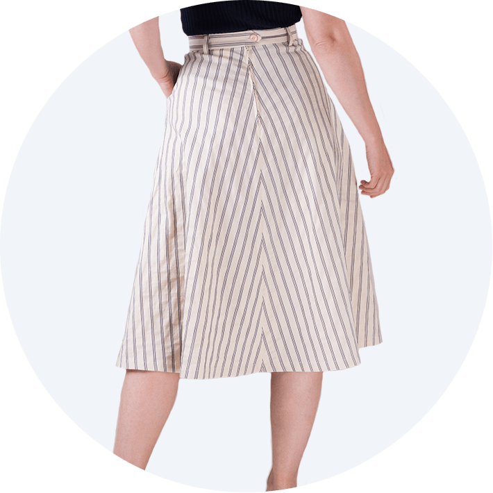 Vintage style a-line Jazzed up Jazz skirt by Emmy Design Sweden