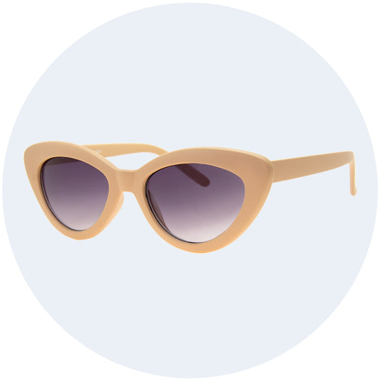 AJ Morgan Womens Sunglasses Apricot Colour Cateye Shape