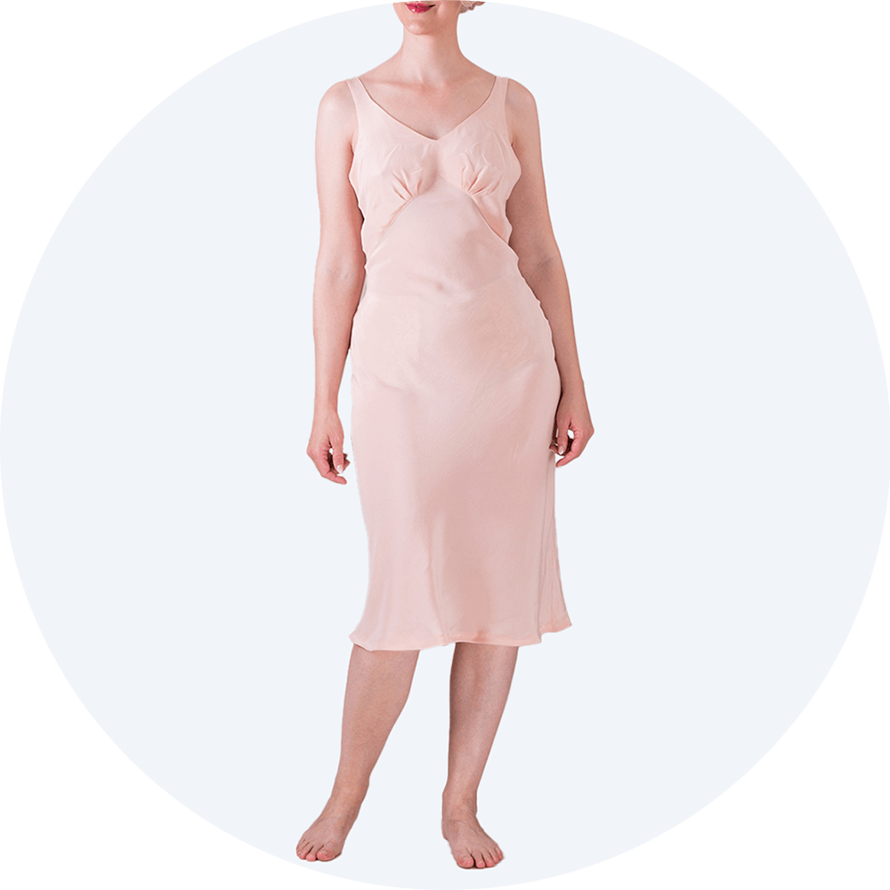 Silk Slip from Emmy Design Sweden peach
