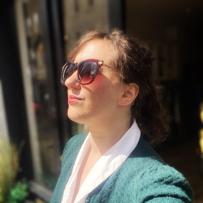 AJ Morgan Womens Sunglasses Burgundy Square Wayfarer Shape